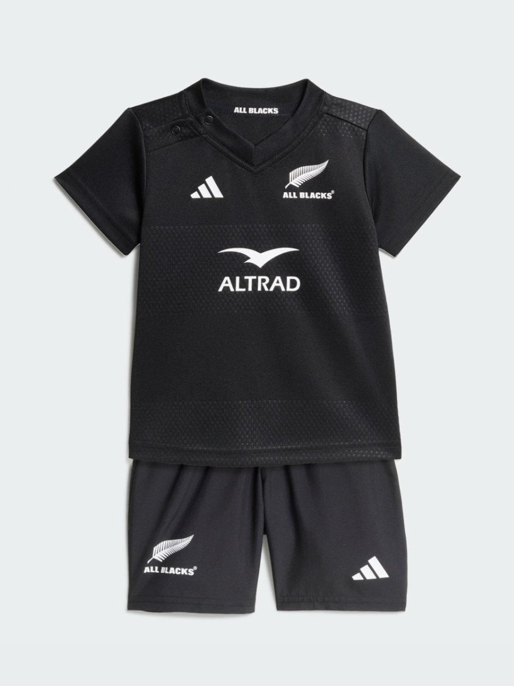 adidas Kids All Blacks Home Jersey Set in Black